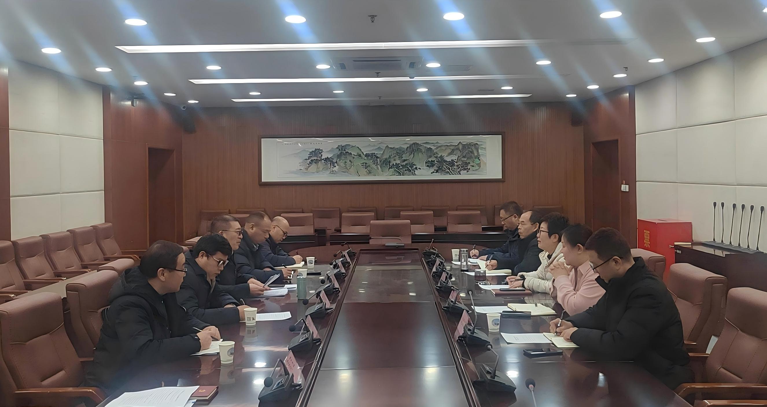 梁胜跃带队到市文广旅局交流工作