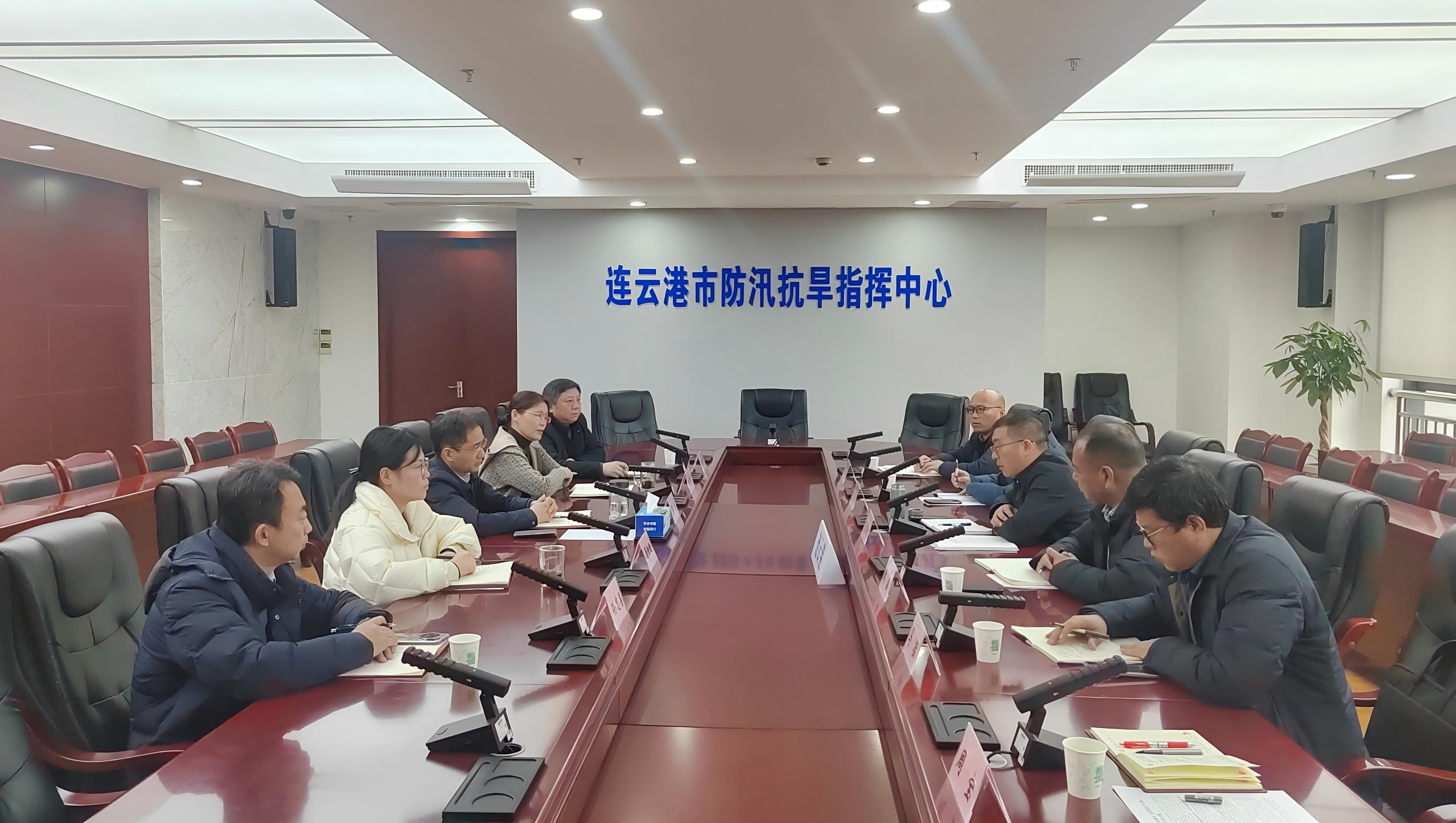 梁胜跃带队到市水利局交流工作